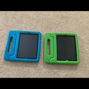 Two iPads with covers